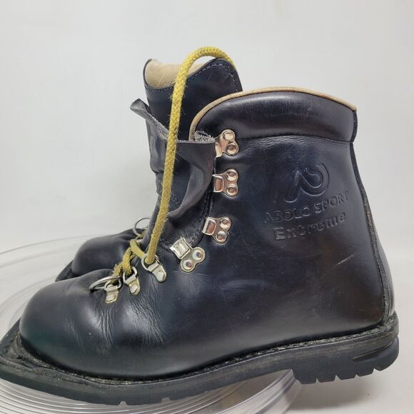 Asolo Boots Sport Extreme Cross-Country Touring Ski Mens US-8 Leather Lace ITALY - Picture 1 of 12